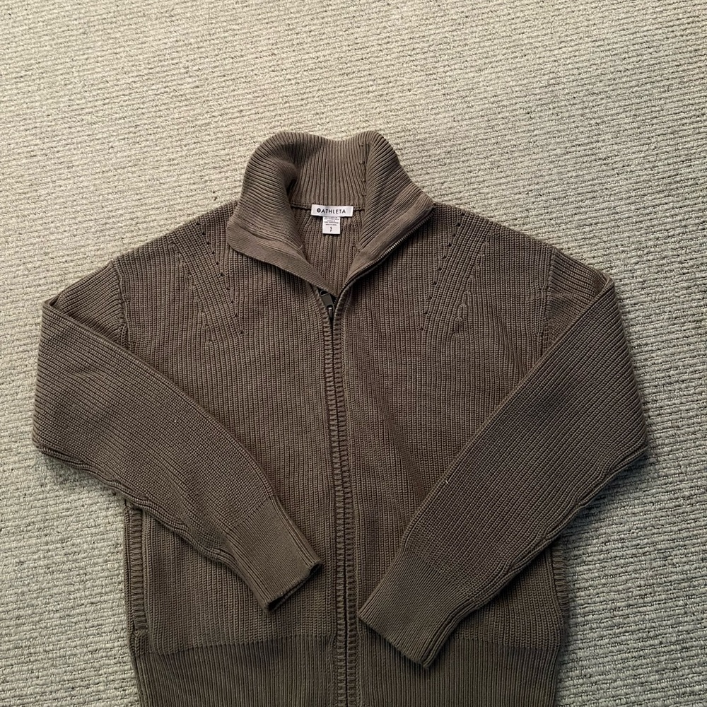 Athleta women’s zip sweater